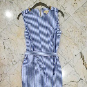Michael Kors Striped Sheath Dress